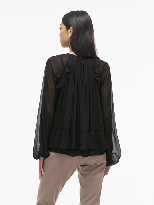 Immagine prodotto Vila VIHELA Rundhals Oberteil mit langen Ärmeln (36)