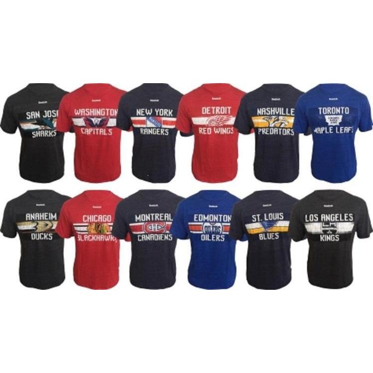 Reebok, Maglietta sportiva, NAME IN LIGHTS TEE SR (S, New York Rangers) (S), S