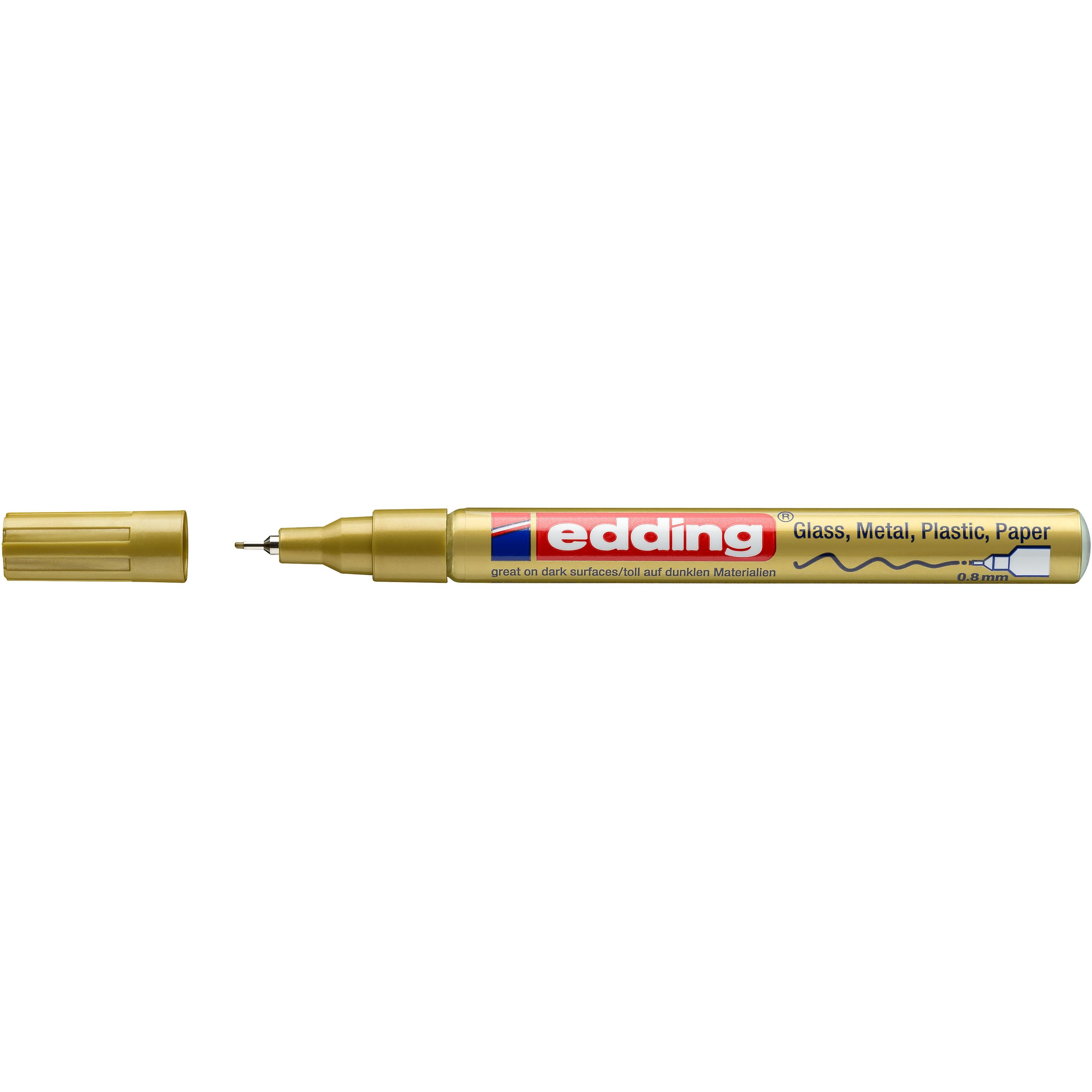 Edding, Marker, 780 Glanzlack Marker (Gold, 0.80 mm, 1 x)