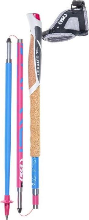 Actual product image Tsl outdoor Trail Carbon 4 Magnetic Cork Cross - Laufstöcke (110 cm)