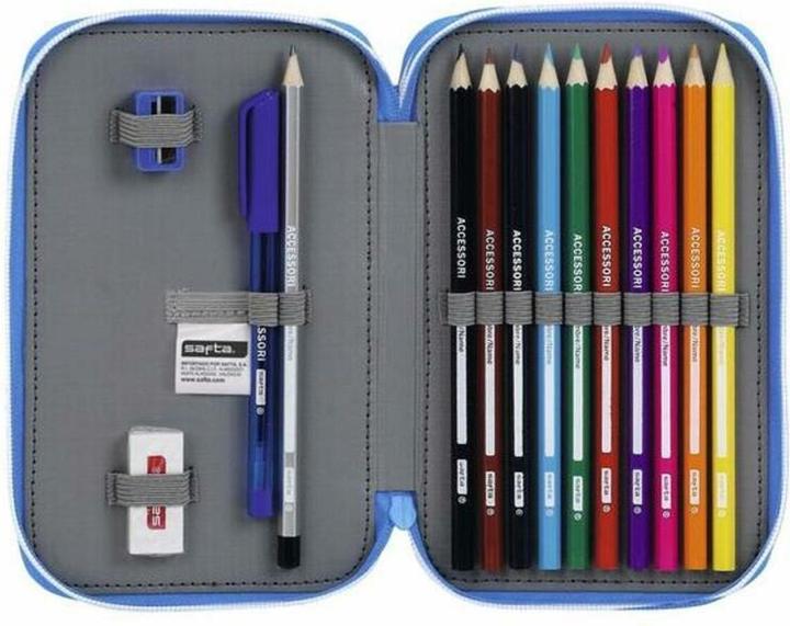 Image du produit RCD Espanyol Sac à ressort double Bleu Blanc 12.5 x 19.5 x 4 cm (28 pièces)