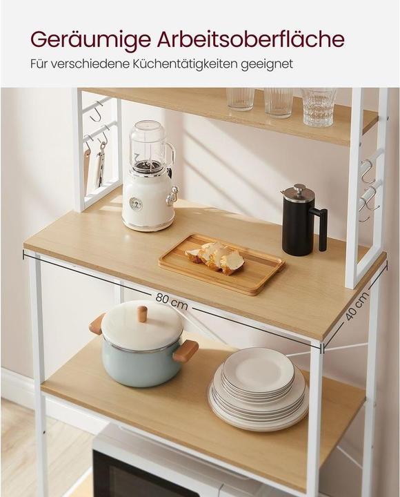 Immagine prodotto Vasagle Buffet (80 x 40 x 167 cm)