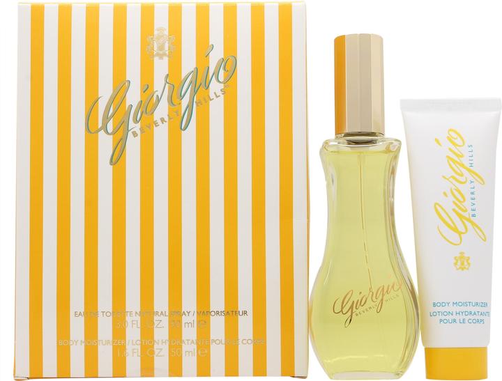 Actual product image Giorgio Beverly Hills Duo Perfume Set Eau de Toilette for Women 90ml and Perfumed Body Lotion 50ml F (Perfume set)
