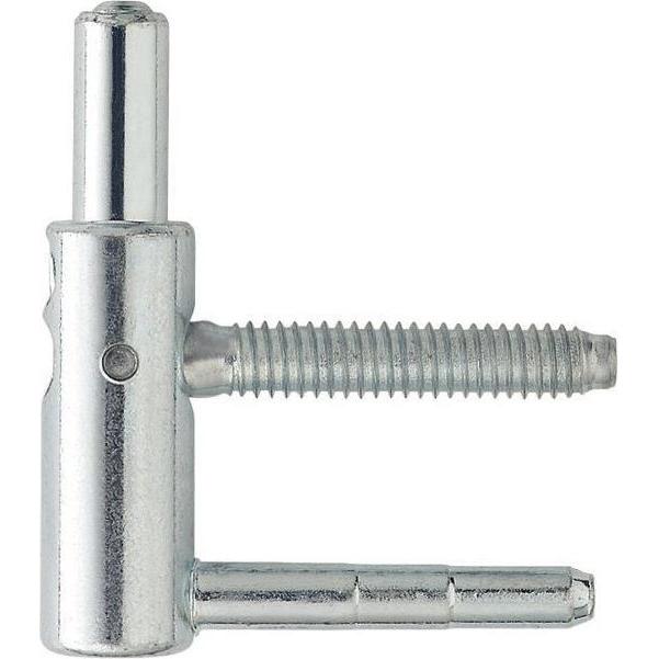 Otlav, Türbeschlag + Scharnier, Einbohrband Typ 495 3D Exacta,Rahmenteil, Band ø 14mm,Stahl verzinkt