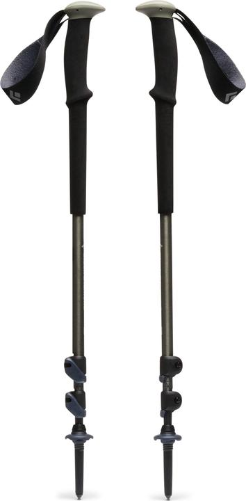 Produktbild Black Diamond Trekkingst?cke Trail (schwarz/olivgr?n, 1 Paar, 100-140 cm) (140 cm)