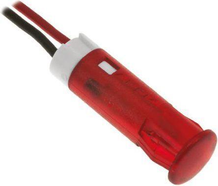 Produktbild APEM LED-Signalleuchte 12V DC Fest Rot Drähte