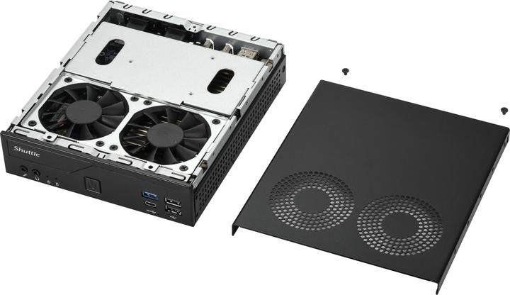 Actual product image Shuttle Barebone slim DH610V2 Intel/DDR5/black