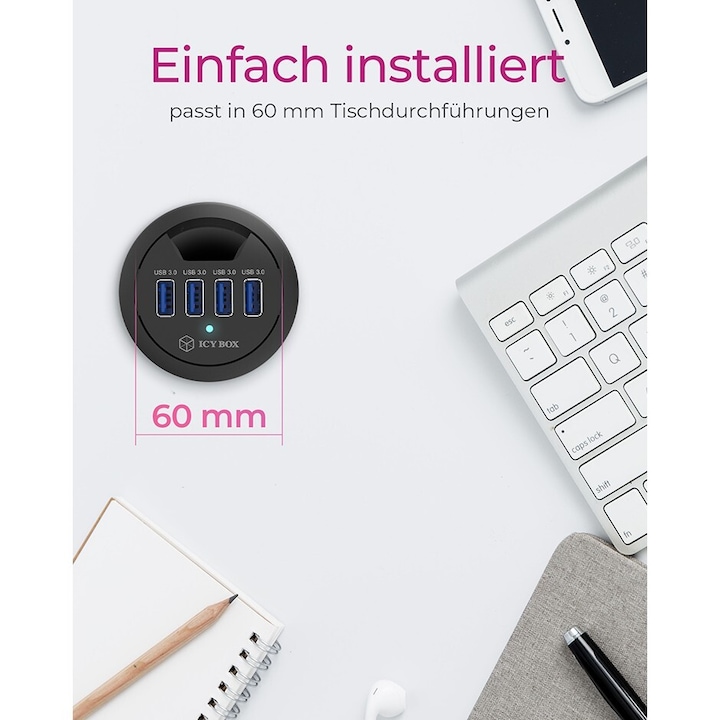 Produktbild Icy Box Ib-Hub1403 (USB-C, 4 Ports)