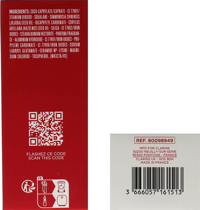 Image du produit Clarins Sérum Soin Teinté Nr. 01 (30 ml)