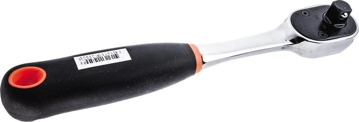 Produktbild Bahco Birnenförmige 1/2"-Umschaltknarre mit 80 Zähnen und 4,5°-Rückschwenkwinkel, 270 mm (1/2")