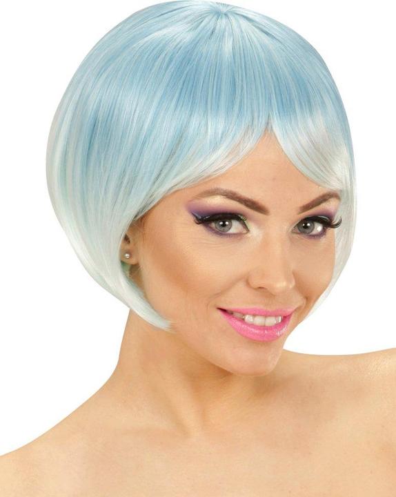 Produktbild Widmann Two-Tone Perücke blau-türkis - Faschingsperücke