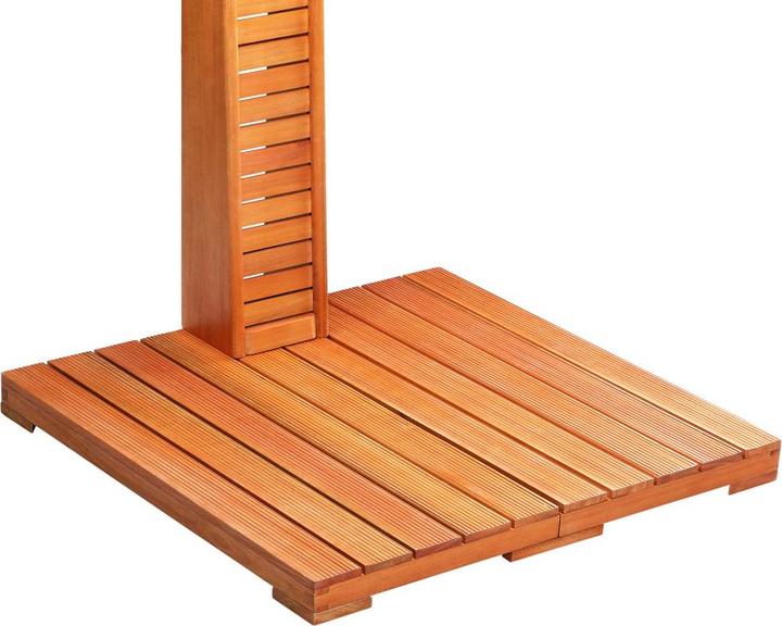 Actual product image Casaria Garden shower eucalyptus wood