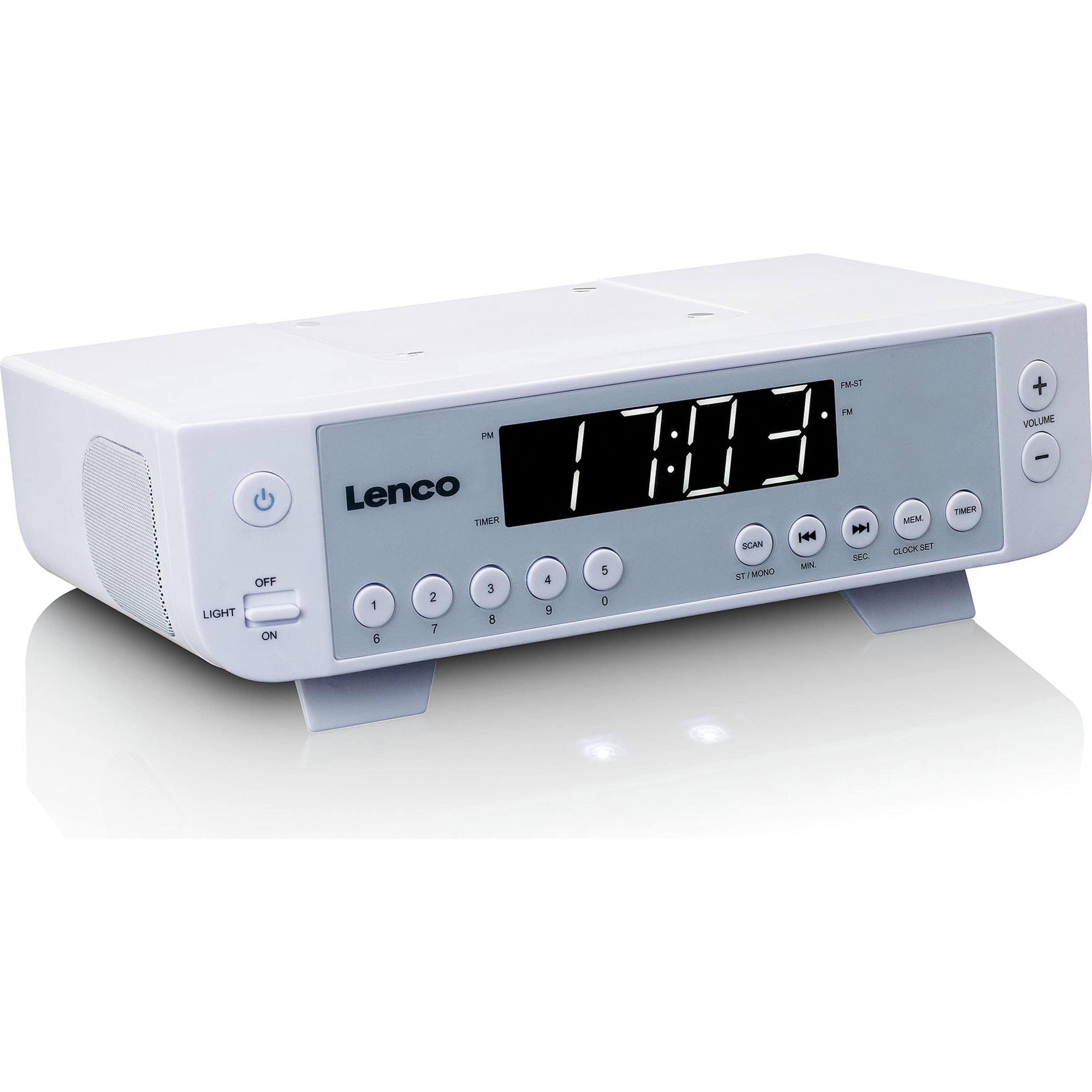 Lenco KCR-11 UKW Küchenradio Weiss (FM) (KCR-11)