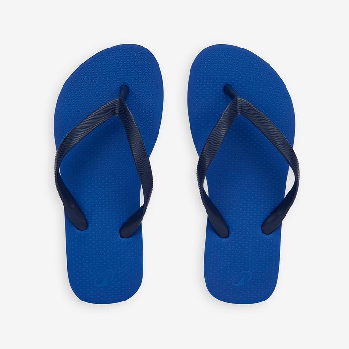 Actual product image Olaian Kids' Flip-flops - 500 Blue (32)