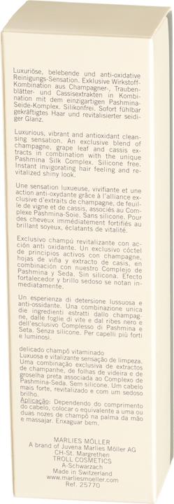 Actual product image Marlies Möller Pashmisilk vitality vitamin shampoo (200 ml, Liquid shampoo)