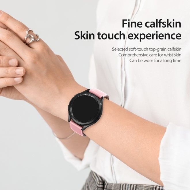 Produktbild Dux Ducis YA Series Echtleder Armband (20 mm, Echtleder, 20mm Anstossbreite, Galaxy Watch6, Galaxy Watch3 (41mm), Gear S2 Classic)
