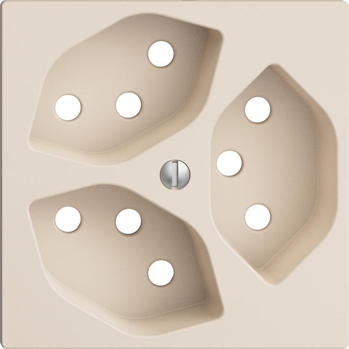 Actual product image Feller Cover set socket 3xT13 S K crema