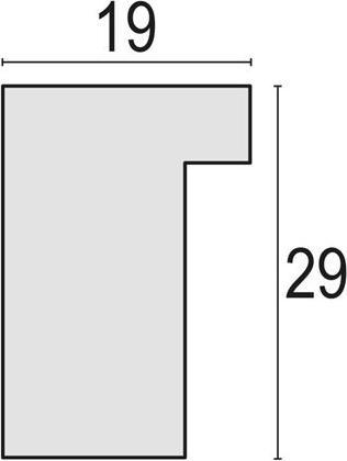 Produktbild ZEP Bilderrahmen V5920W Niki White 15x15 / 20x20 cm (15 x 15 cm, 20 x 20 cm)