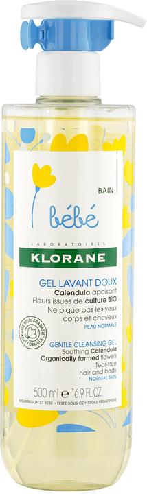 Image du produit Klorane Gel nettoyant doux au calendulaCheveux et corps