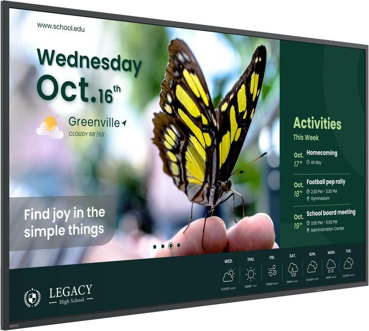 Image du produit BenQ ST6504 65IN 1651CM LFD LED (3840 x 2160 pixels, 65")