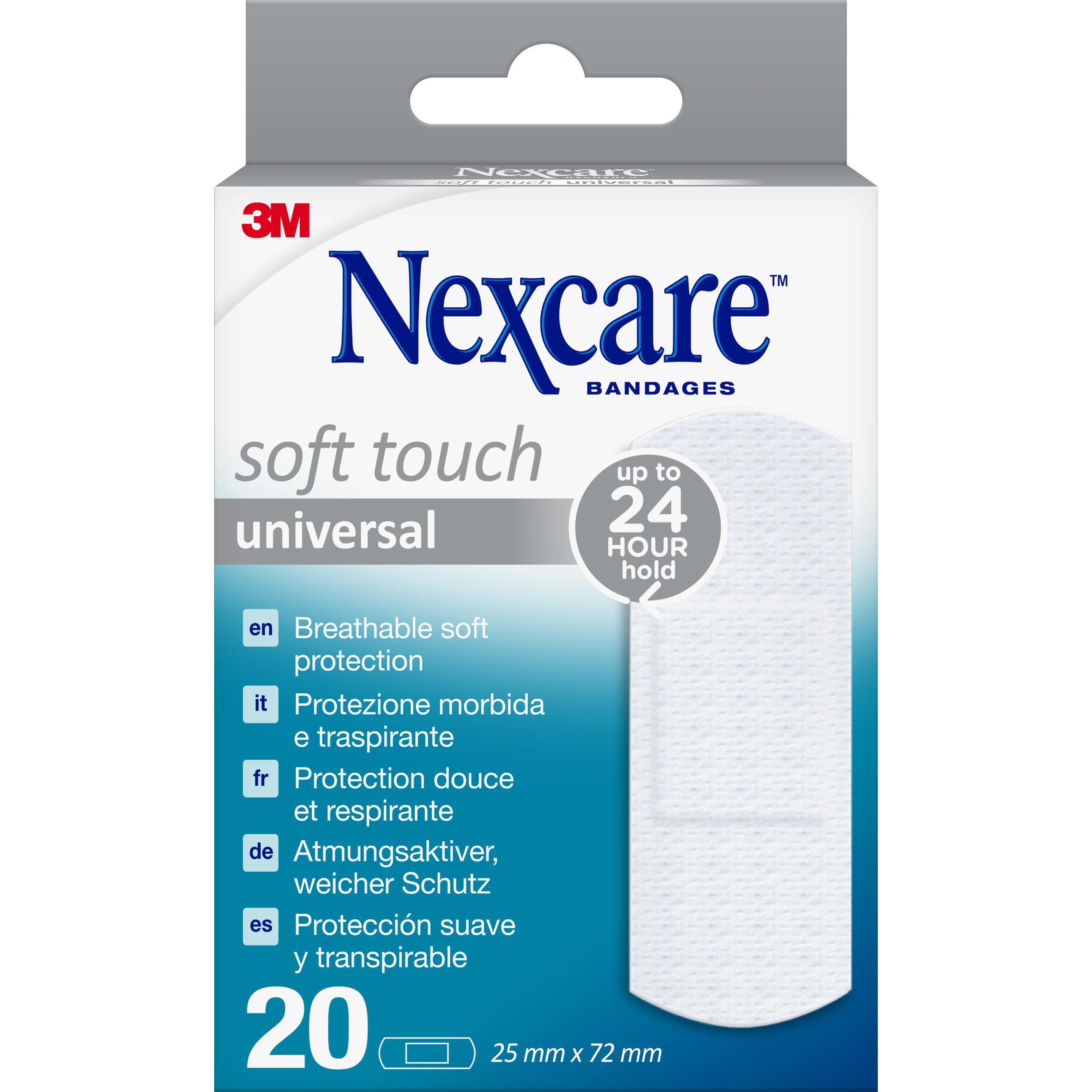 Nexcare, Pflaster, Soft Touch Universal Pflaster (20 x)