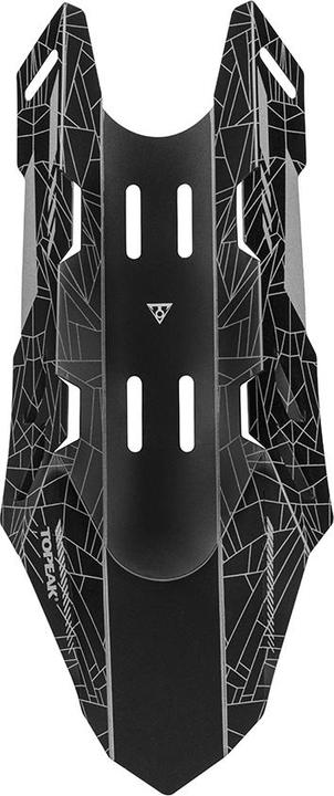 Topeak D-Flash DT, Unterrohr Spritzschutz, schwarz, reflektierend (Schutzblech Unterrohr)