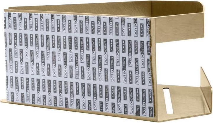 Produktbild Wenko SW Eckablage Meleto gold (28.50 x 18 x 8 cm)