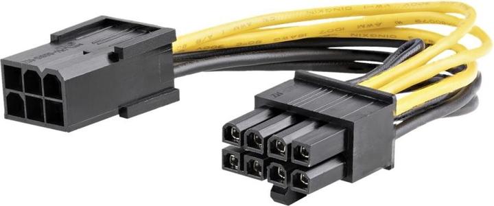 Productafbeelding StarTech Pcie 6pin - 8pin Voedingsadapter (15.50 cm)