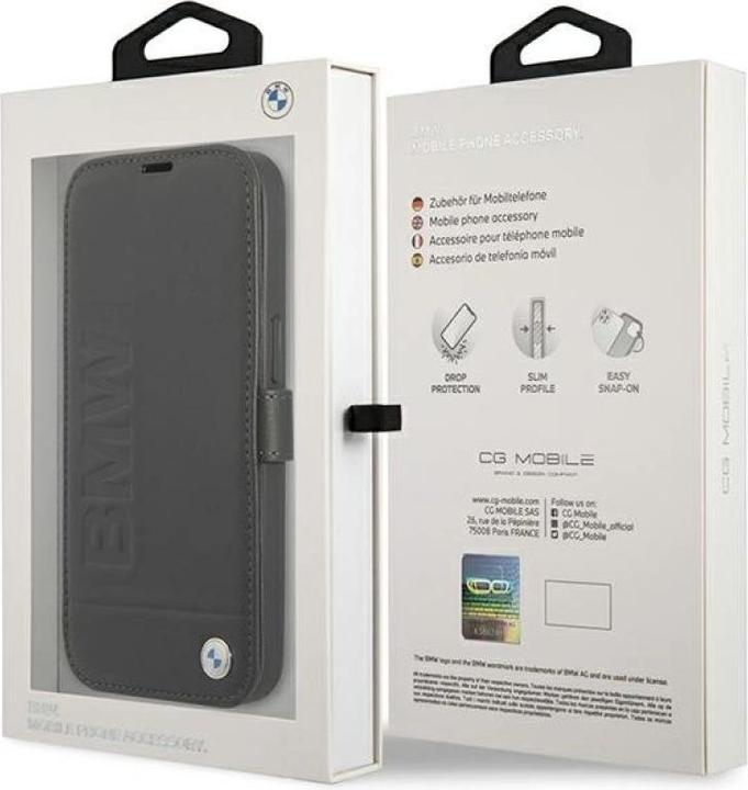 Image du produit BMW Étui pour BMFLBKP13SSLLBK iPhone 13 mini 5.4 quot  noir (Apple iPhone 13 mini)