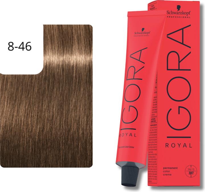 Actual product image Schwarzkopf Professional Igora Nude Tones (8-46 Light blonde beige chocolate)
