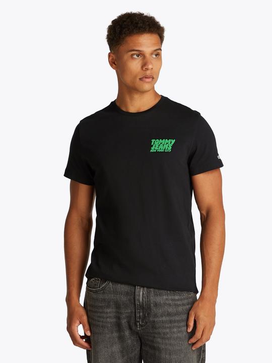 Productafbeelding Tommy Jeans Tjm Slim Bubble Print Ss Tee Ext (S)