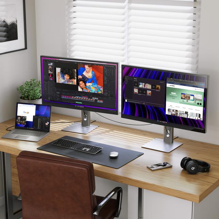 Actual product image Alogic Aspekt 32 Zoll 4K UHD Docking Monitor Matt, grau (3840 x 2160 Pixels, 32")