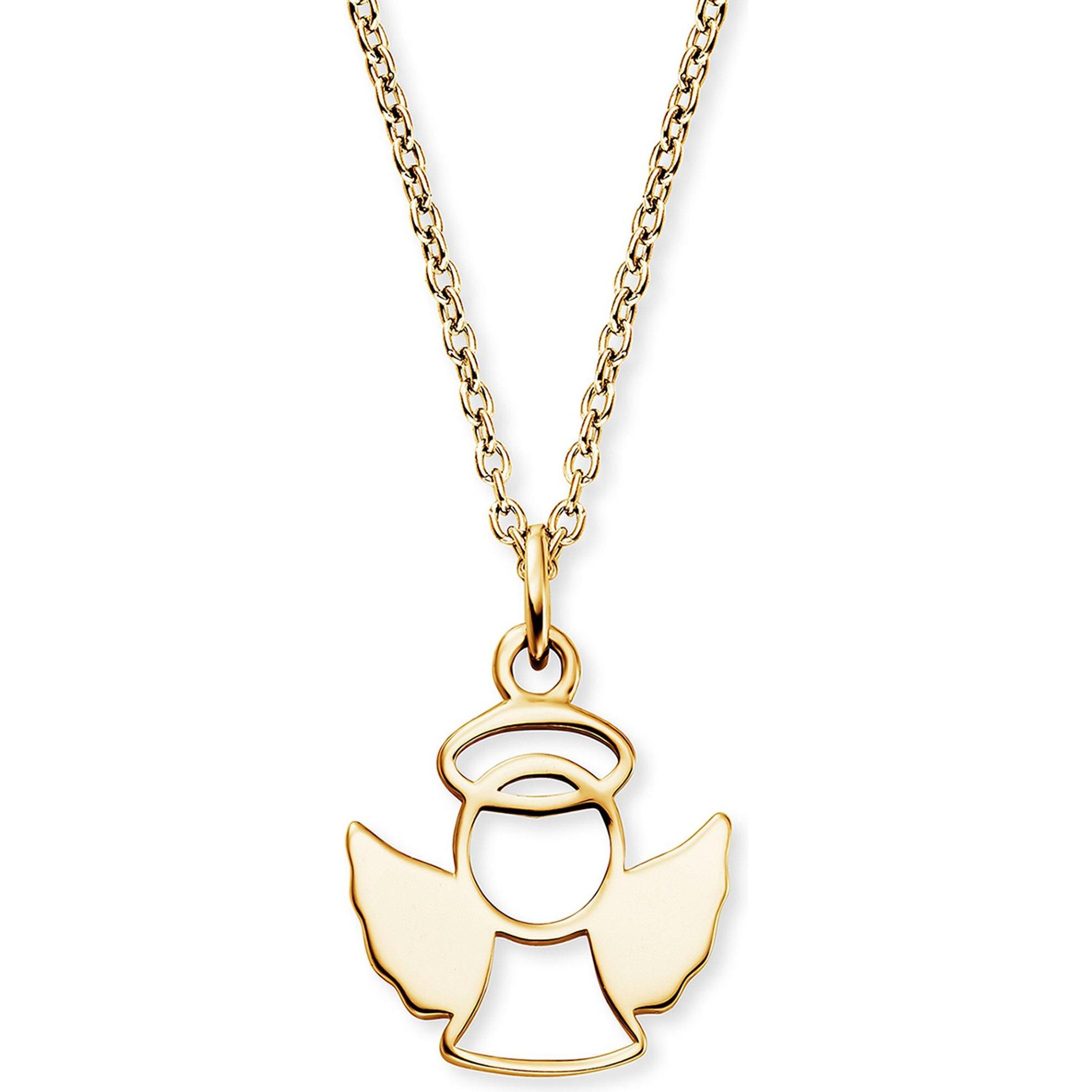 Thumbnail - Herzengel, Halsschmuck, Halskette Halo Angel, (925er Silber, 38 cm)