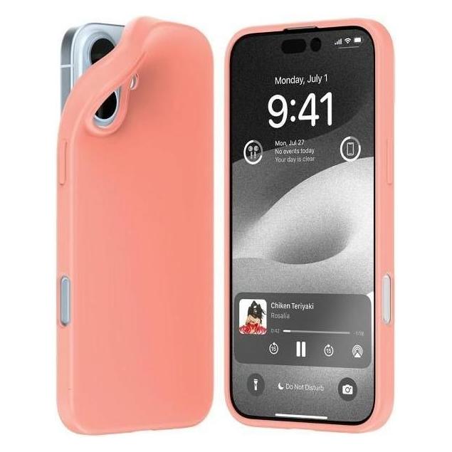 Mercury Soft iPhone 16 Plus 6.7" różowy/pink (Apple iPhone 16 Plus), Smartphone Hülle, Pink