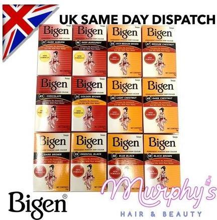 Actual product image Bigben Bigen Permanent Hair Dye Powder - UK (0-88 Black blue Nº 0-88)