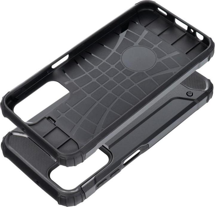 Actual product image OEM Back panel cover ARMOR case for SAMSUNG A15 5G / A15 4G black (Samsung Galaxy A15 5G)