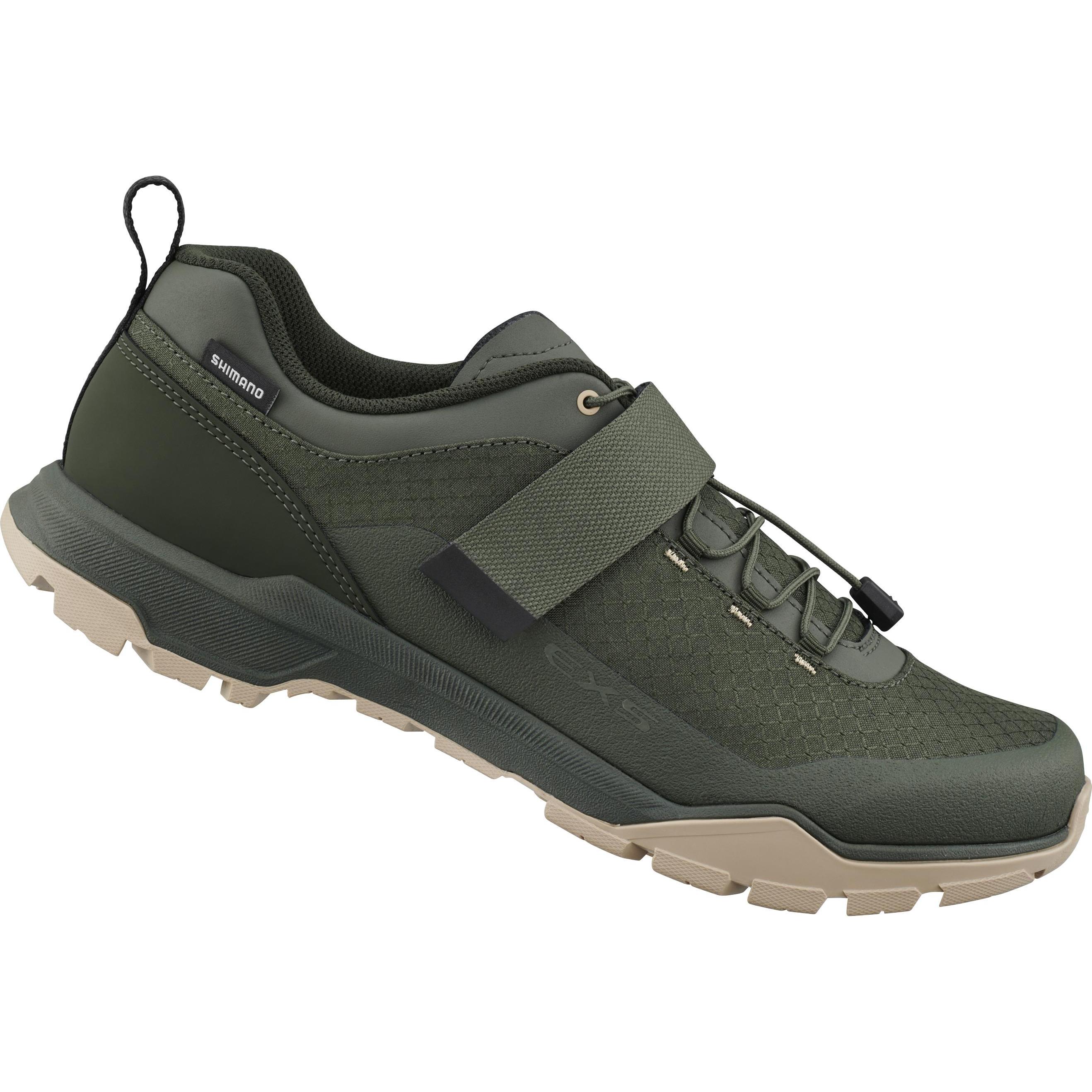 Shimano, Herren, Veloschuhe, Men MT SH-EX5 Schuh SPD olive (47), Grün