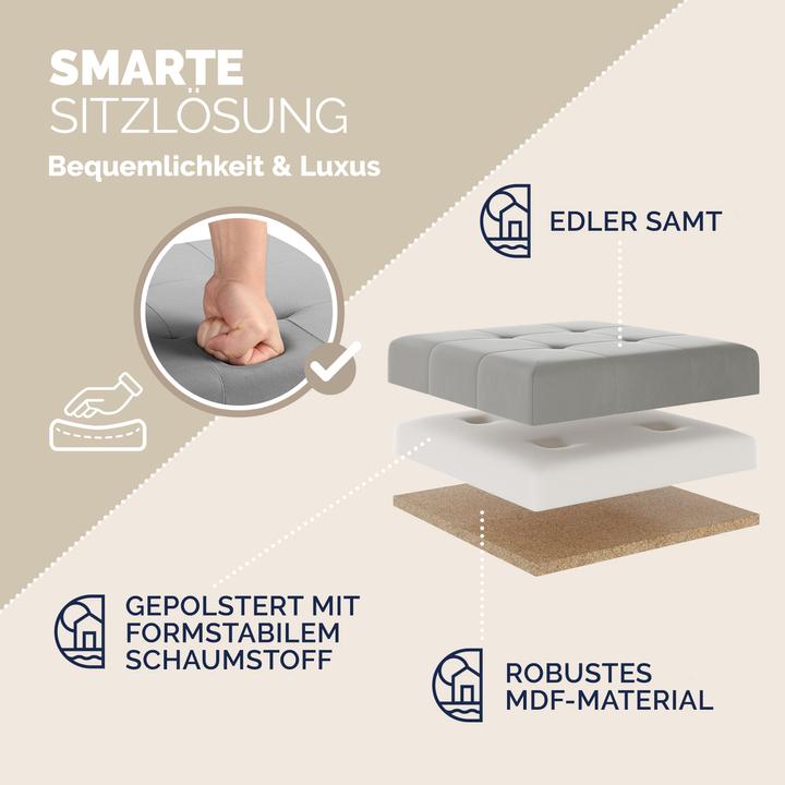 Produktbild Casaria Sitzhocker mit Stauraum