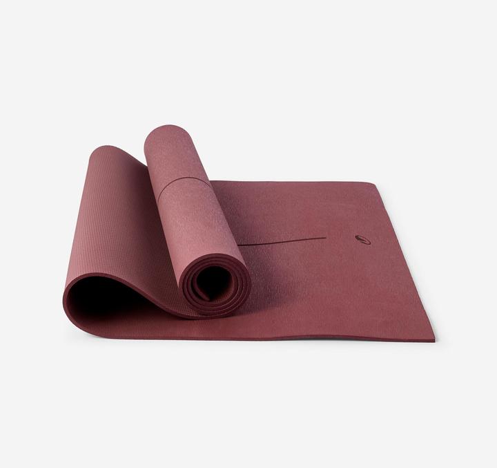 Immagine prodotto Domyos Yogamatte Einsteiger 180 cm × 50 cm × 5 mm - braun (5 mm)