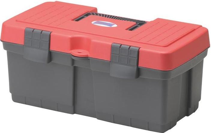 Hünersdorff Tool box ALPHA MINI made of PP grey/red 225x410x185 mm (1 Piece)