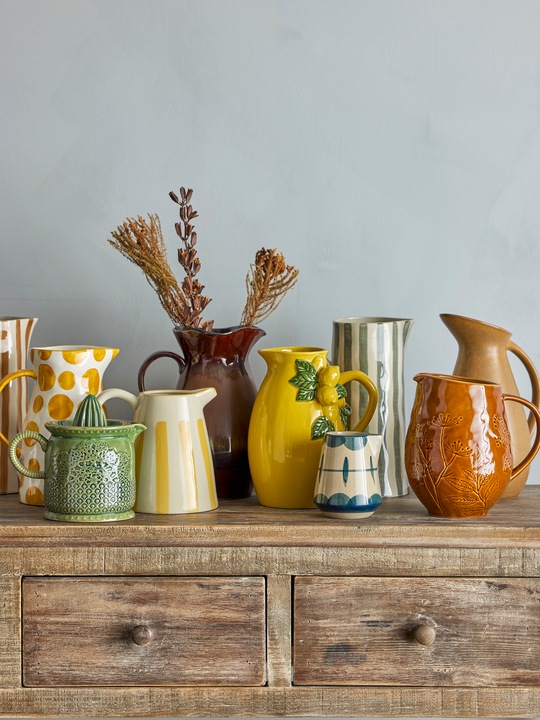Produktbild Creative Collection Begonia Jug, Yellow, Stoneware (1.20 l)