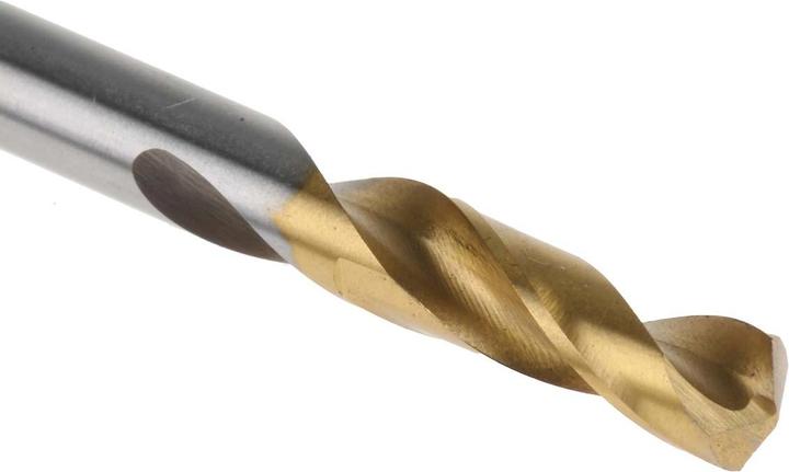 Actual product image RS PRO HSS TIN Straight Stub Drill DIN 4.5mm (4.5 mm)