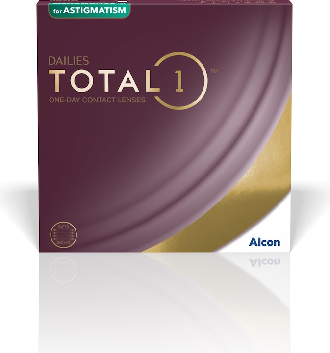 Produktbild Dailies Total1 for Astigmatism (30 Stück, Tageslinse, Torisch)