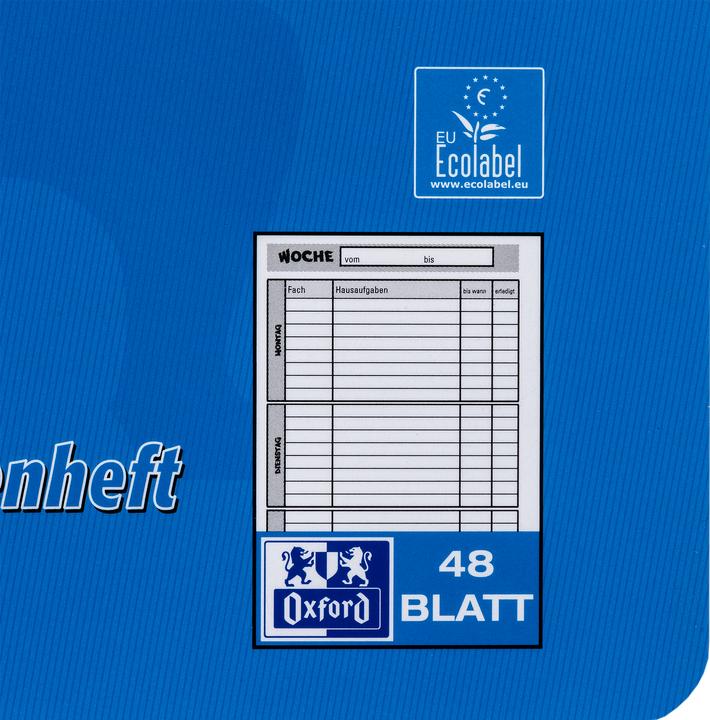 Produktbild Oxford Hausaufgabenheft (A5, Liniert, Harter Einband)
