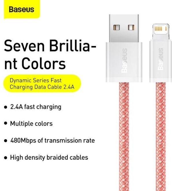 Produktbild Baseus USB A – Lightning (1 m, USB 3.0, 10 W)