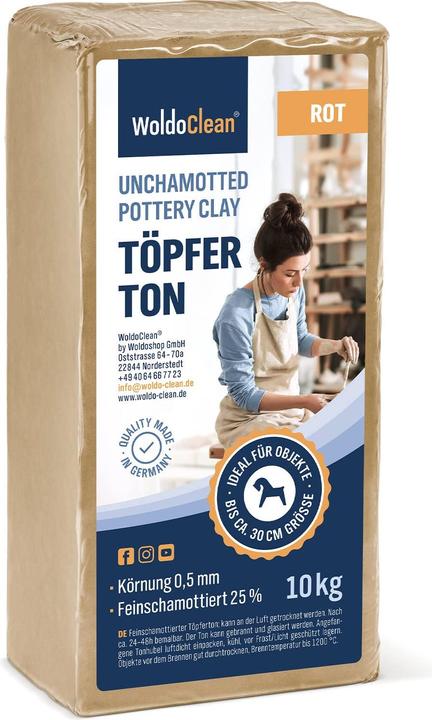 Actual product image Woldo Clean Pottery red