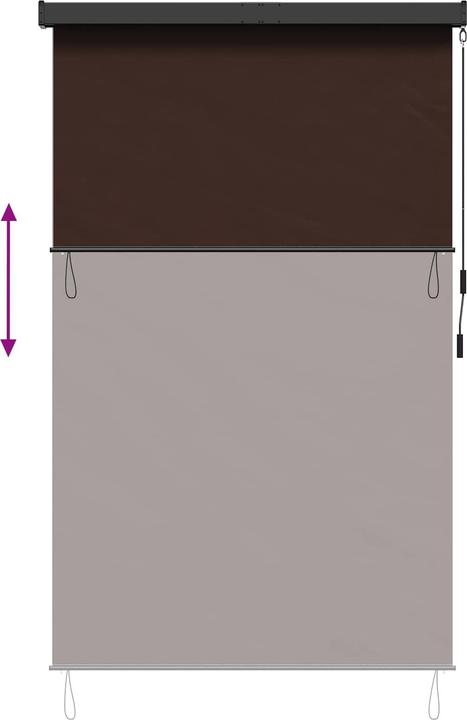 Produktbild vidaXL Outdoor Rollo (80 x 250 cm)