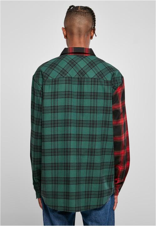 Produktbild Urban Classics Oversized Mix Check Shirt - 17008 (M)