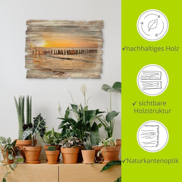 Immagine prodotto Artland Bellissimo tramonto sulla spiaggia T3ZU (40 x 30 cm)