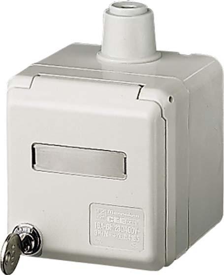 Actual product image Mennekes MEN 4976 16A2P+E 230V SCHUKO wall socket Cepex IP44